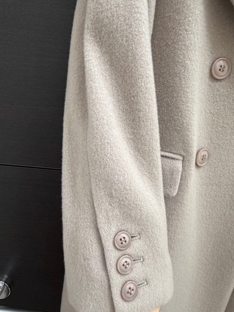 NATURAL BEAUTY BASIC ダブルチェスターモッサコート