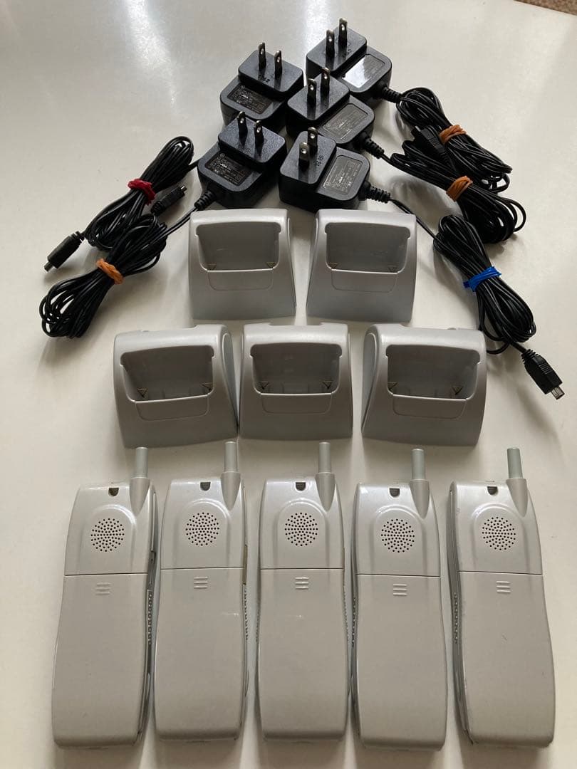 PHS子機 OKI オキ　UM7700 計5台セット　ナースコール中古