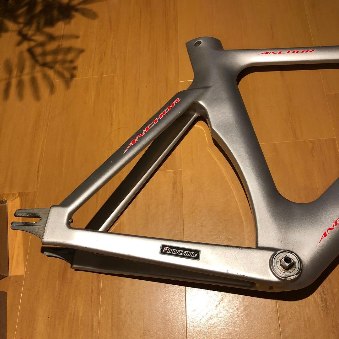 ANCHOR phr7 ピスト 競輪　シルバーフレーム