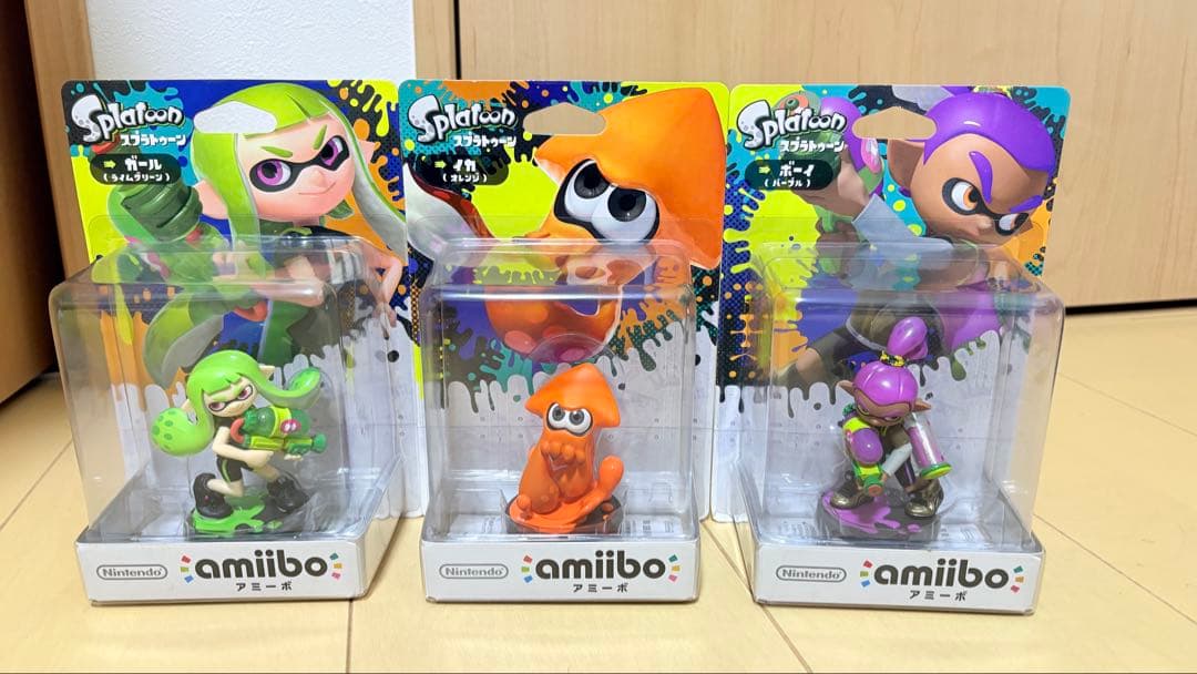 amiibo スプラトゥーン 限定カラー 3点セット