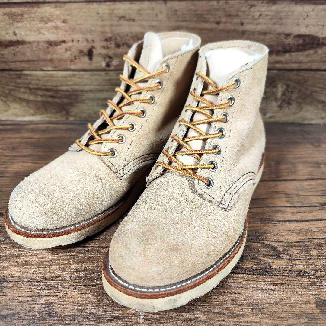 ★あくつ★RED WING 8167 プレーントゥ ラフアウトレザー