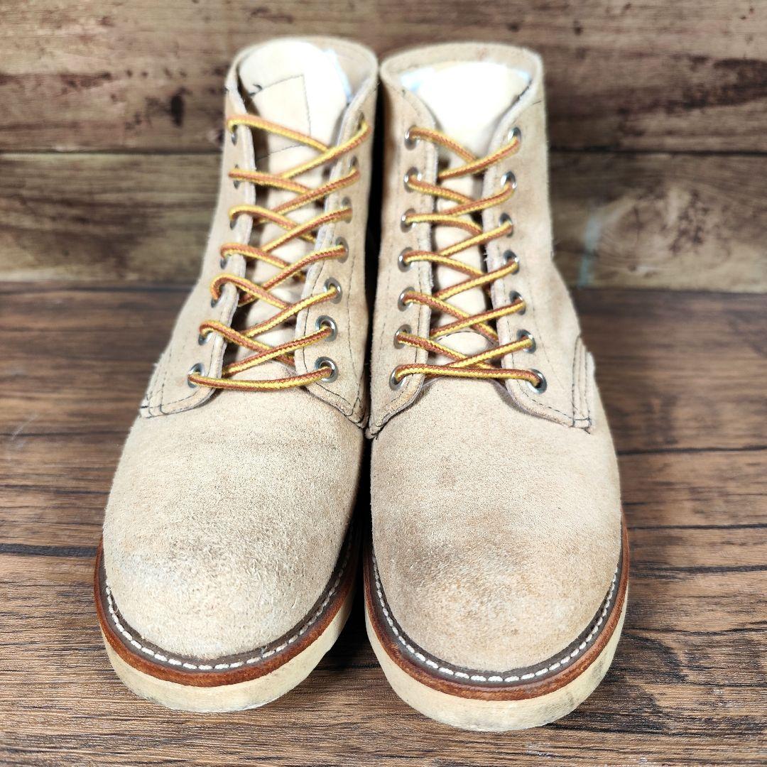 ★あくつ★RED WING 8167 プレーントゥ ラフアウトレザー