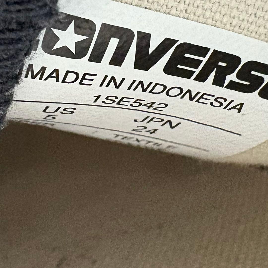 極美品 コンバース オールスター トレックウェーブ ジップ　厚底 ブラック