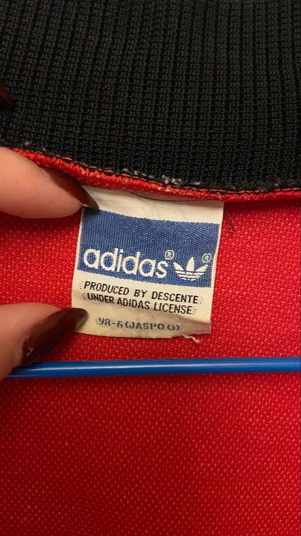 adidas 赤 ジャケット 80s