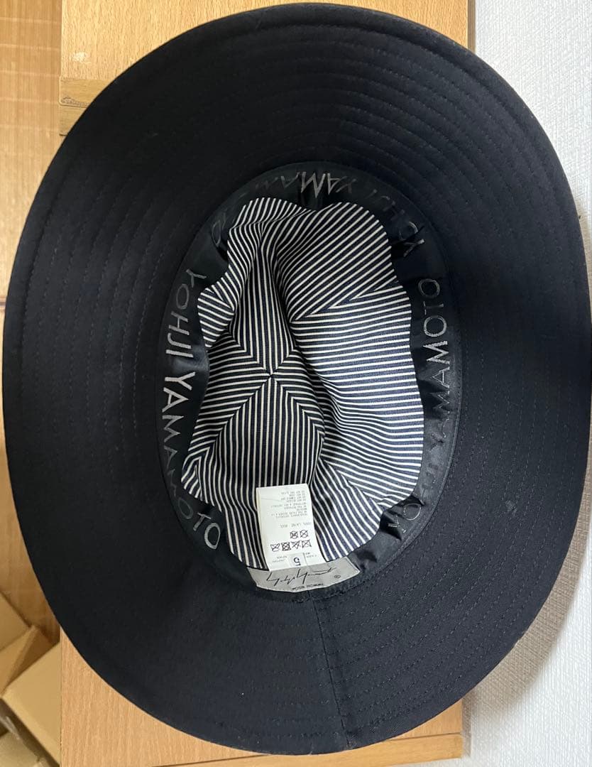 ヨウジヤマモト シワギャバフェドラハット