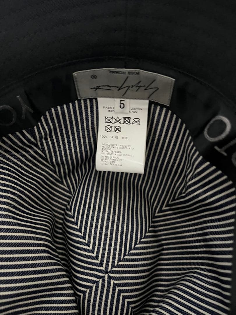 ヨウジヤマモト シワギャバフェドラハット