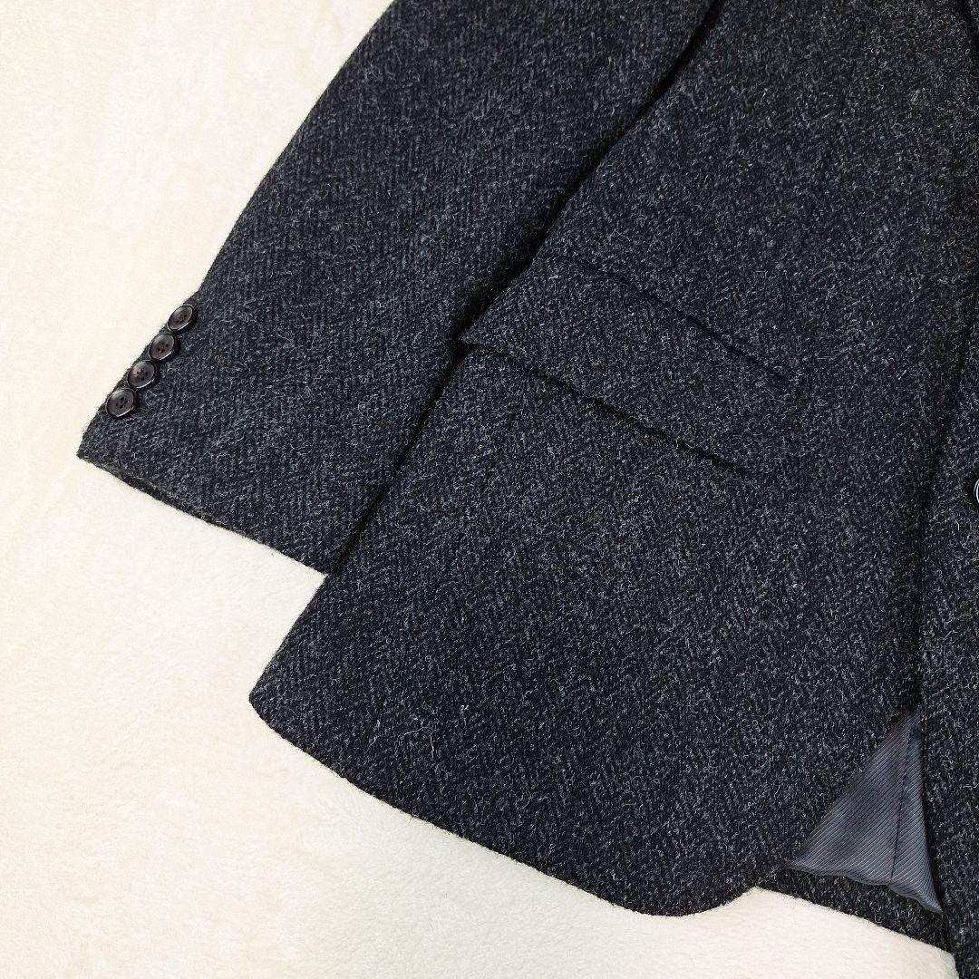 ハリスツイード　スーツセレクト　テーラードジャケット　ヘリンボーン　A4