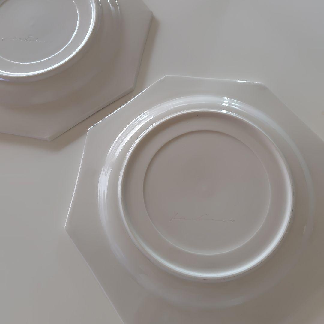 濱岡健太郎 八角プレート 24cm 2枚セット