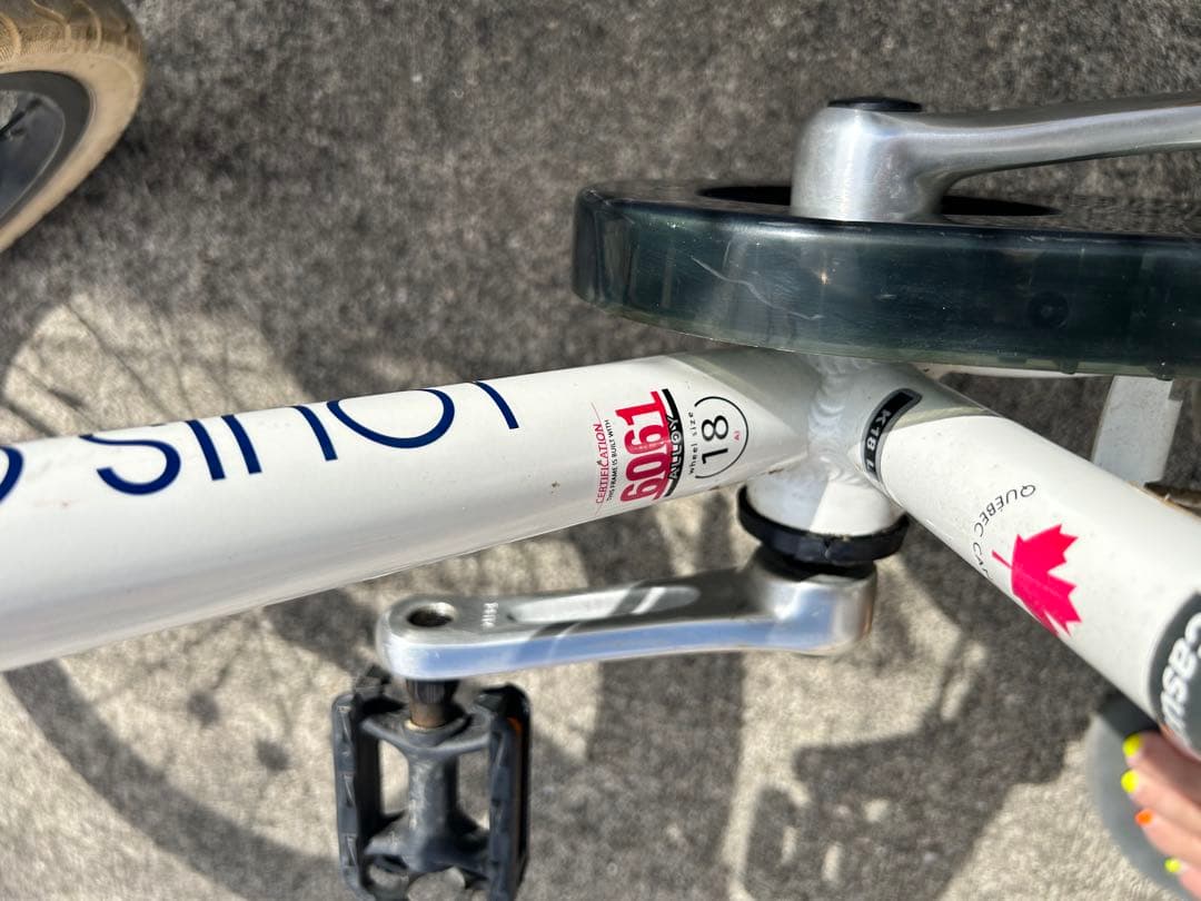 ルイガノLouis Garneau 子供用自転車 18インチ ホワイト