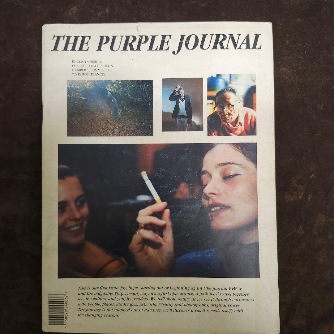 アート・デザイン・音楽 The Purple Journal #1 S/S 2004