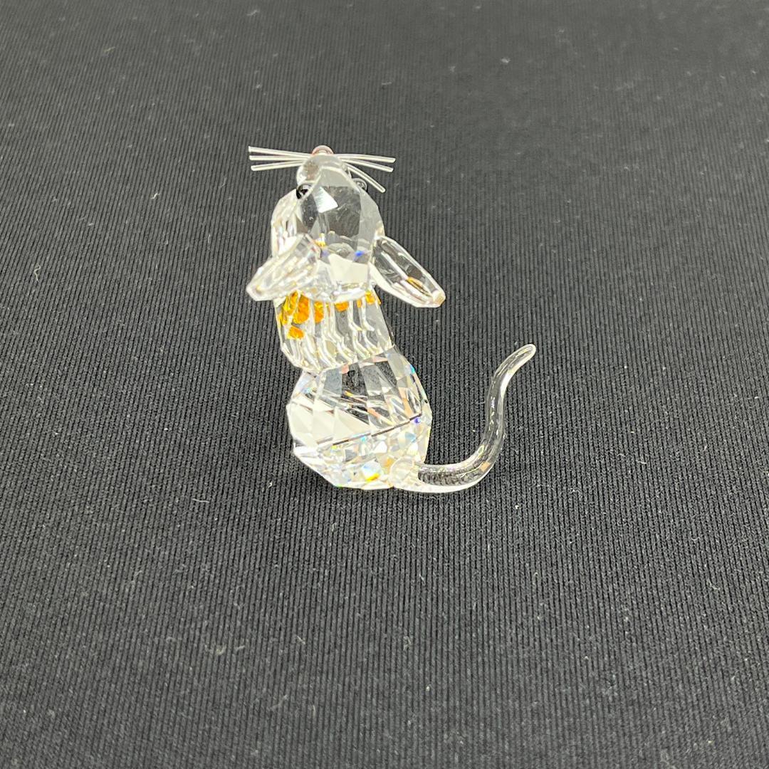 SWAROVSKI スワロフスキー クリスタル　ネズミ チーズ付き 専用箱付き