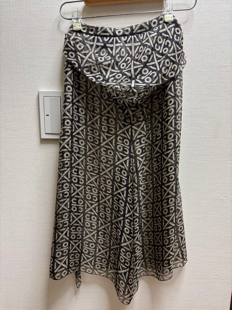 CHANEL 幾何学模様 膝丈パンツ