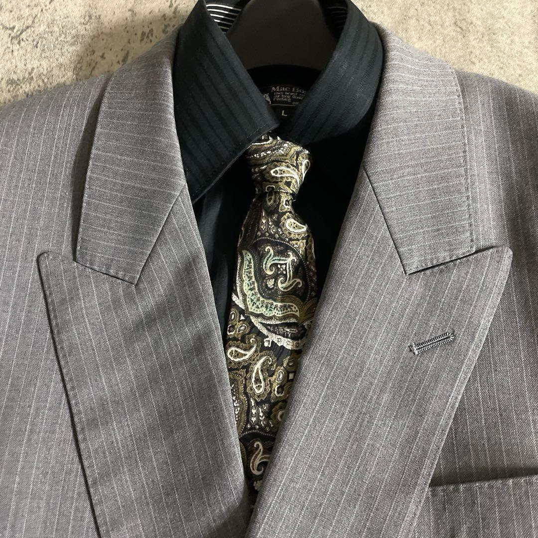 極美品 Apollo特注 BALENCIAGA ネクタイ スーツ セットアップ