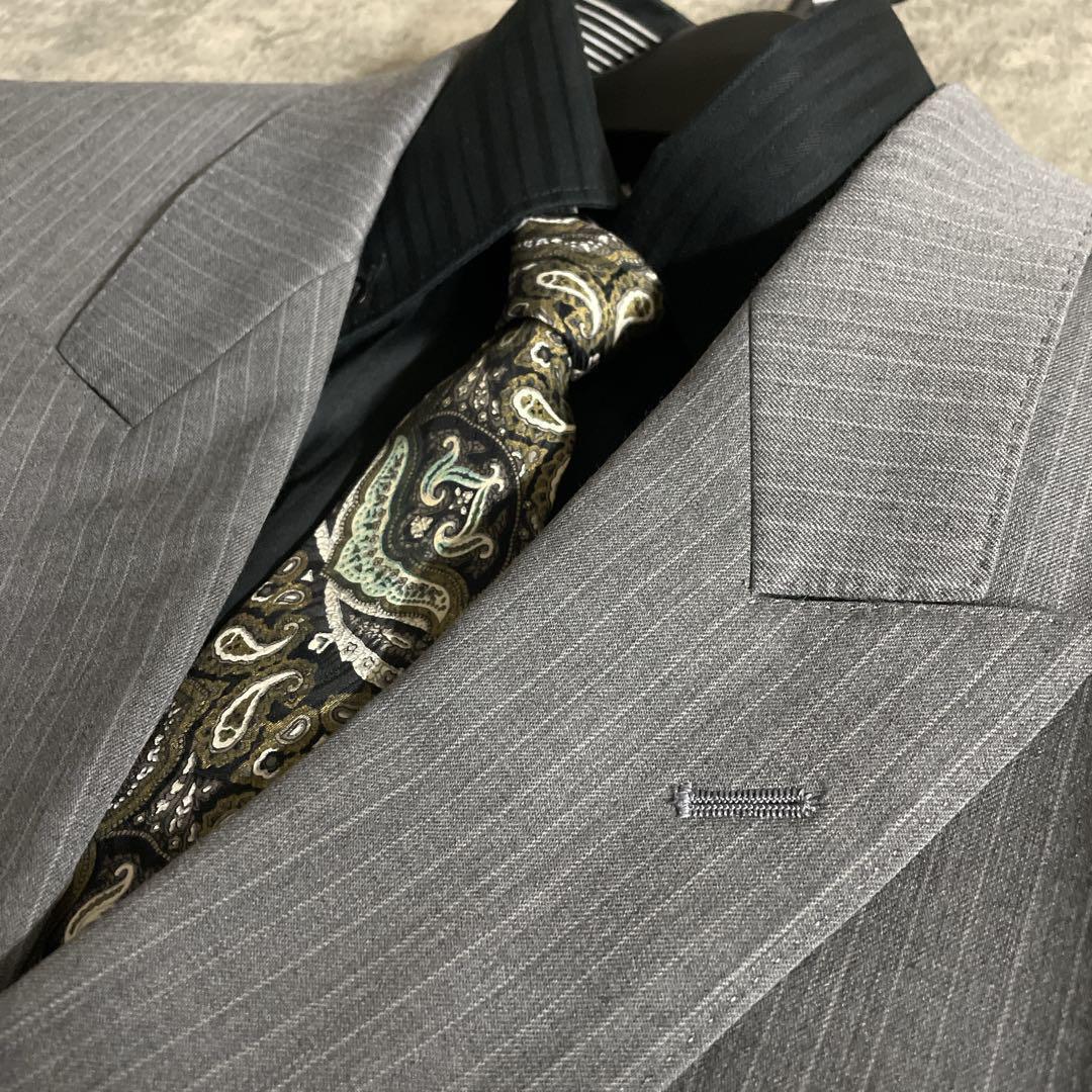 極美品 Apollo特注 BALENCIAGA ネクタイ スーツ セットアップ