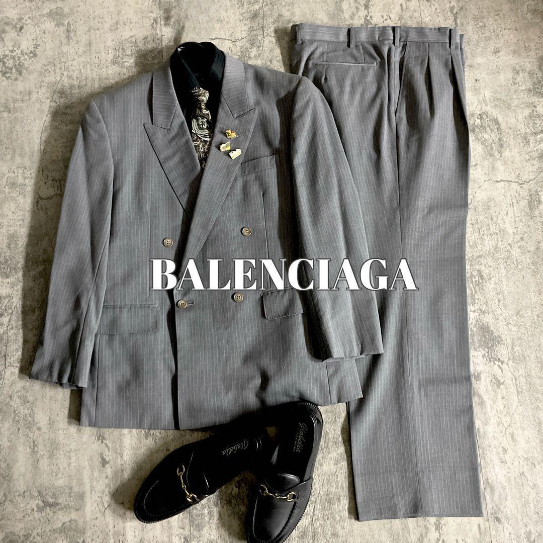 極美品 Apollo特注 BALENCIAGA ネクタイ スーツ セットアップ