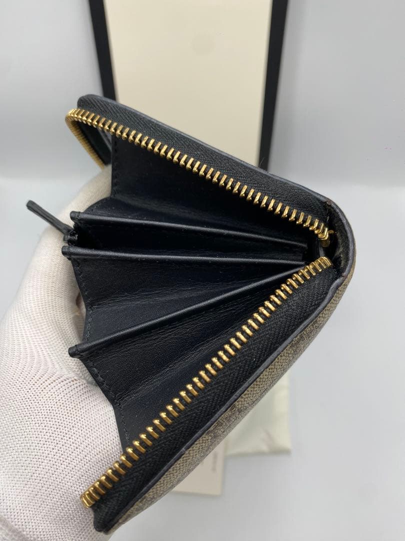 超良品‼️ グッチ　GUCCI 財布　長財布　GGスプリーム　ラウンドファスナー