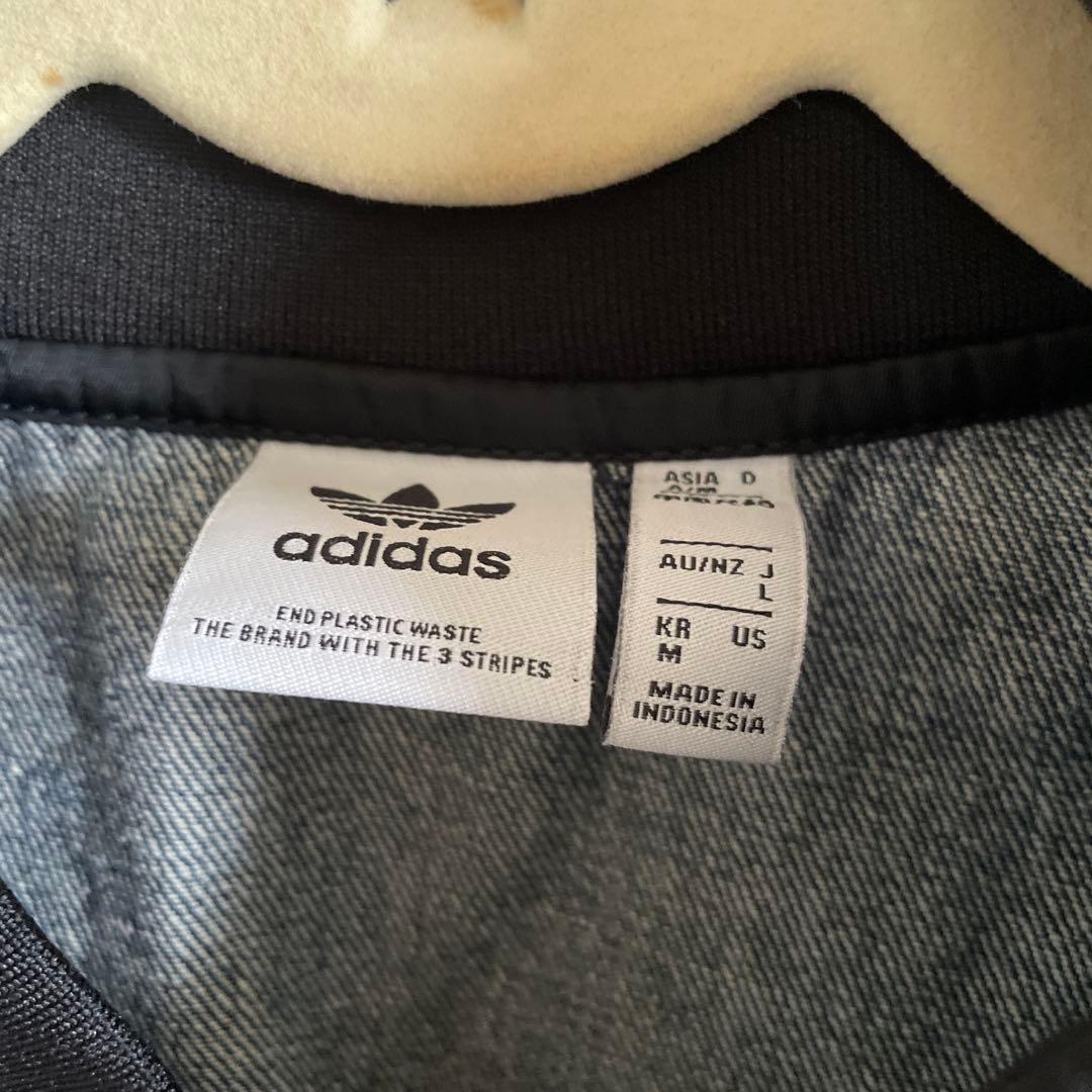 adidas デニム ブラック スタジャン Lサイズ