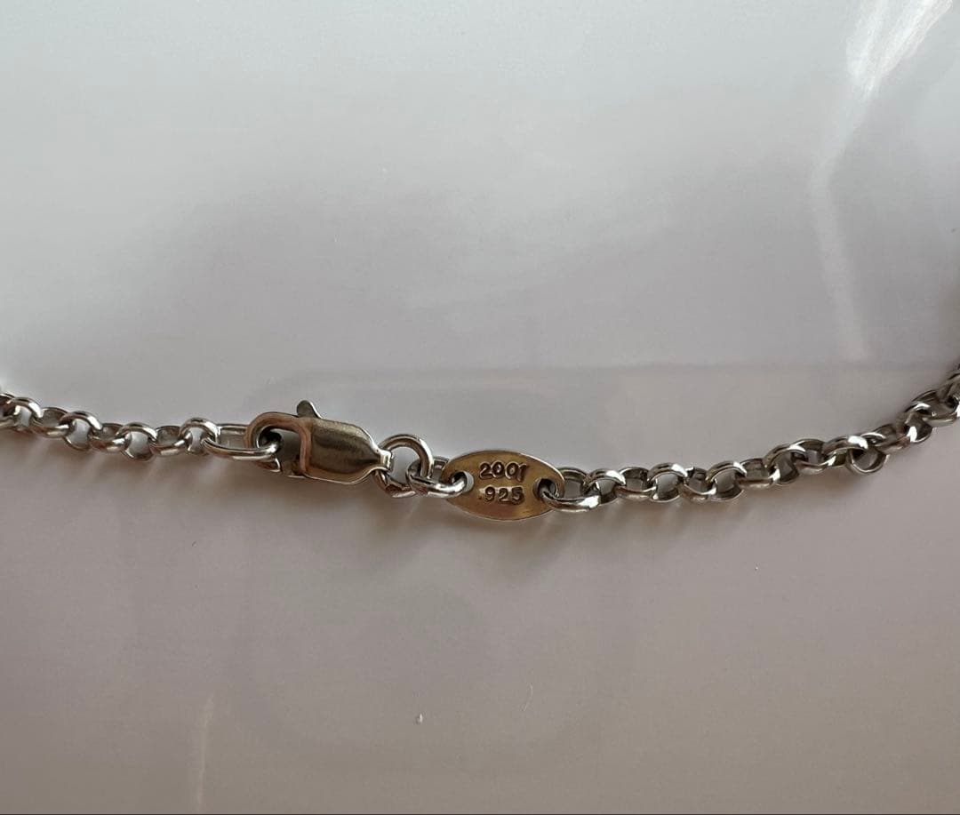 小*鹿様 クロムハーツ ネックレス ピンクサファイア 18K wg ベビーファッ