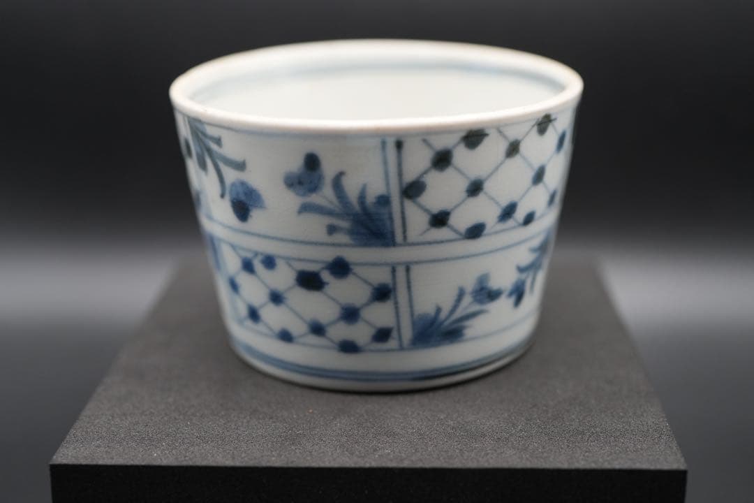 （青 6） 古伊万里 蕎麦猪口 そば猪口 染付 染付け 江戸後期