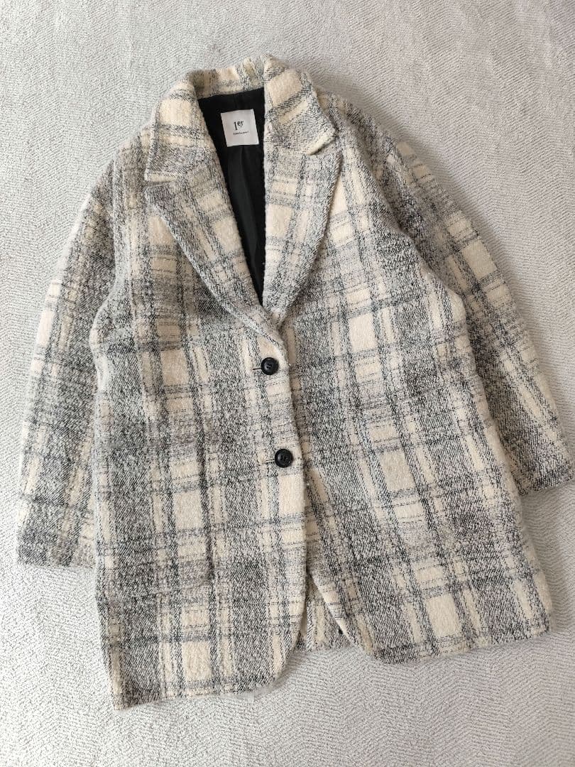 1er Arrondissement NALYA モノトーンチェックジャコット