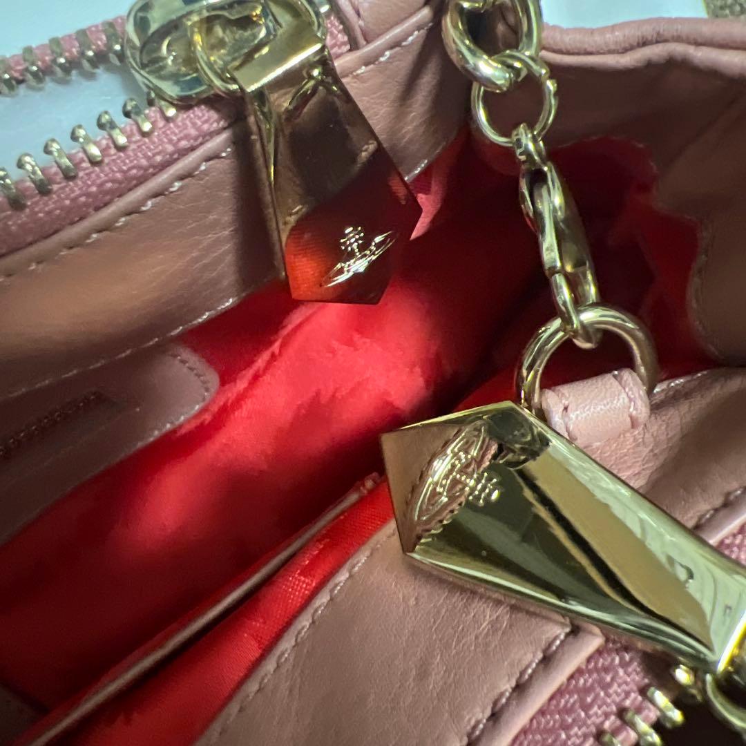 Vivienne Westwood ピンクショルダーバッグ