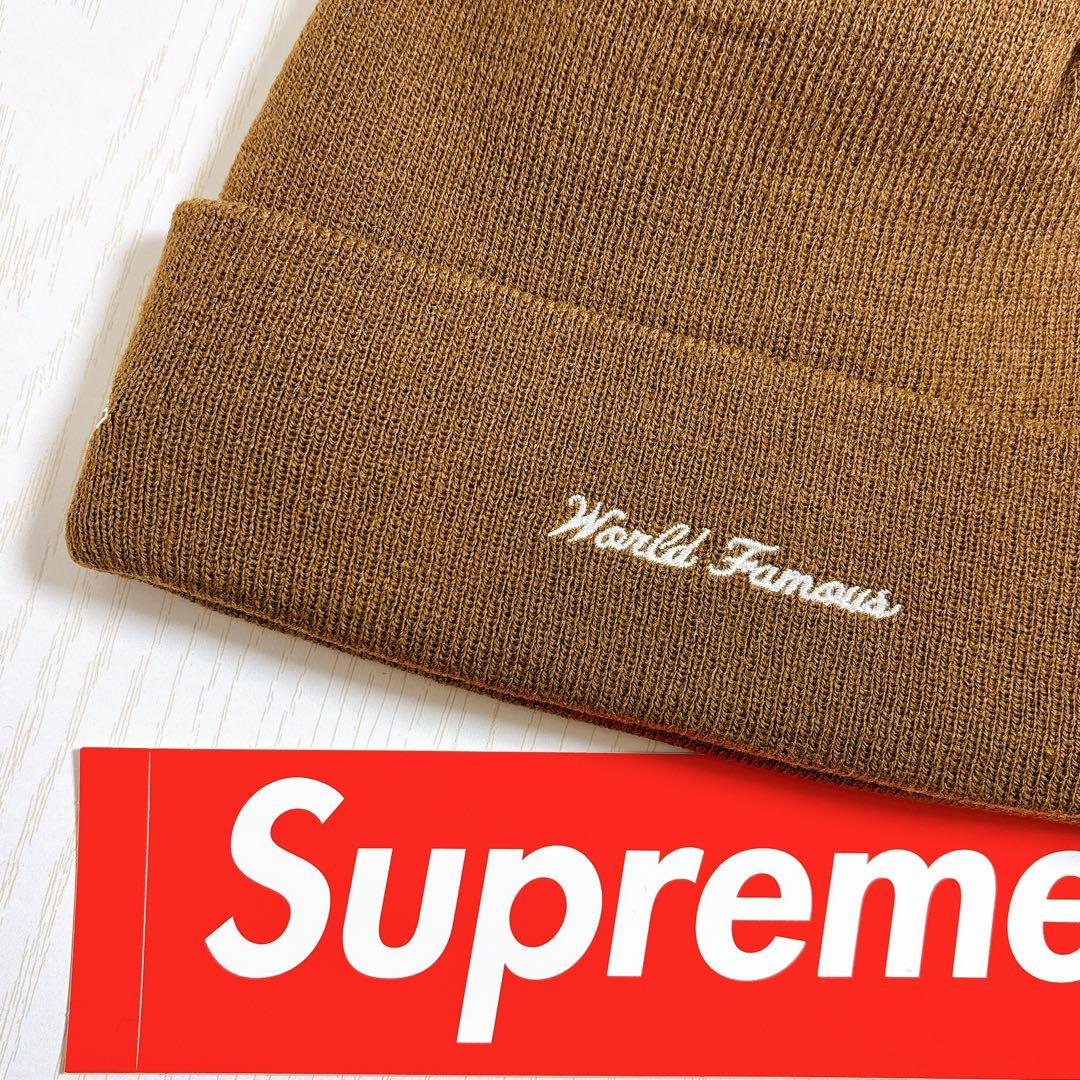 Supreme NEW ERA ビーニー　BOXロゴ　バンダナ　ブラウン　茶色
