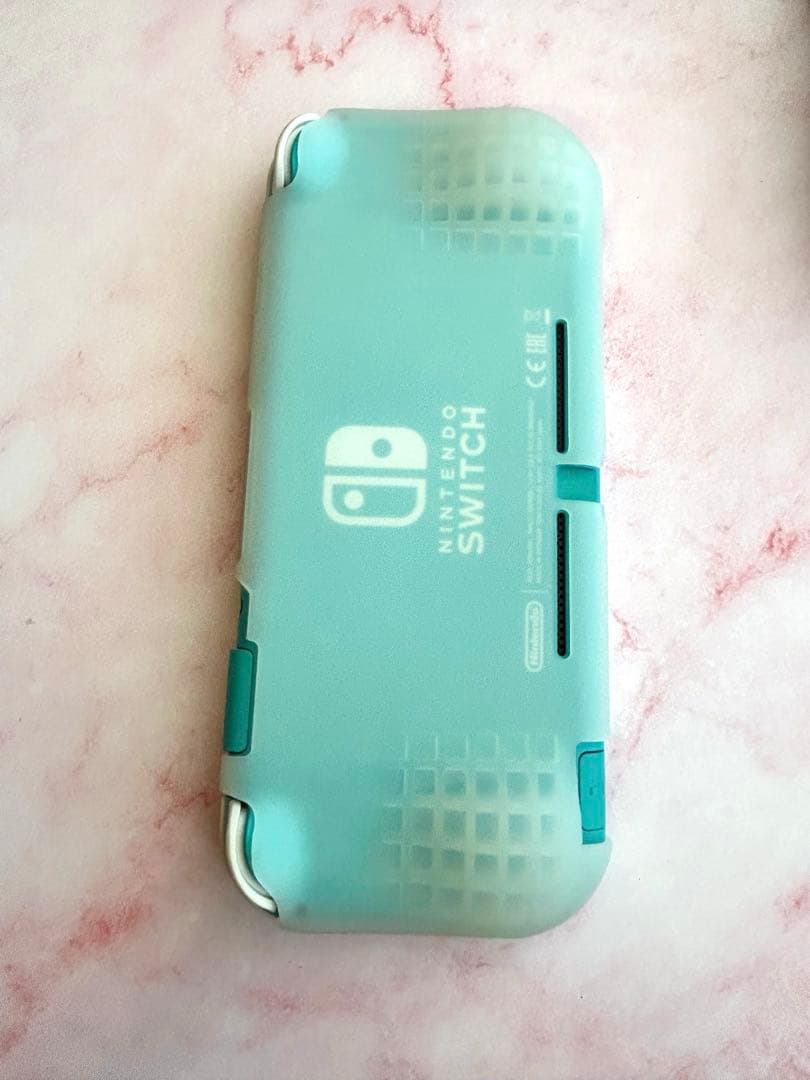 nintendo switch lite 本体 ターコイズ ケース付