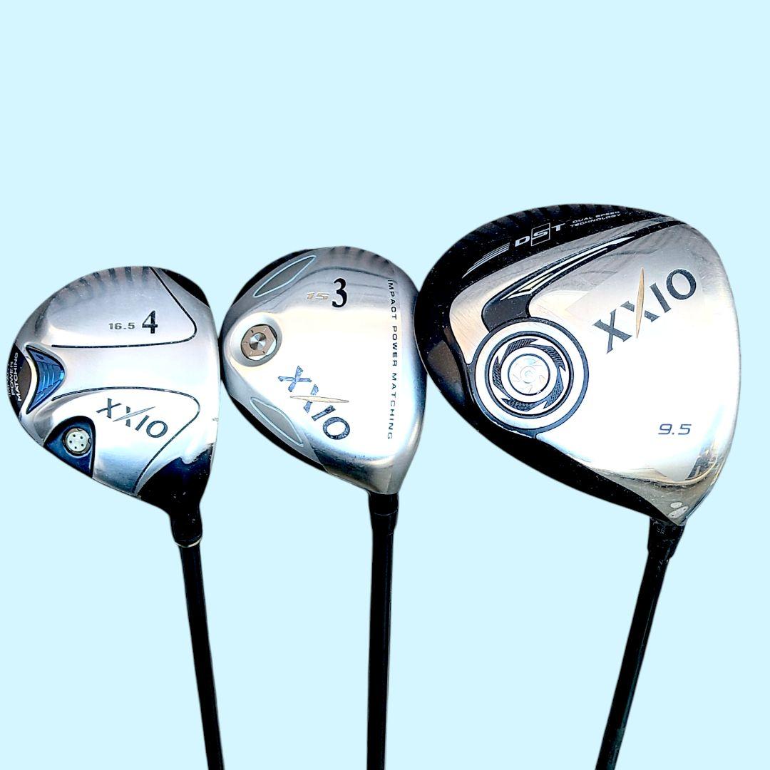 XXIOゴルフセット やさしく飛ばせる高級ゴルフクラブ XXIO9ドライバー他