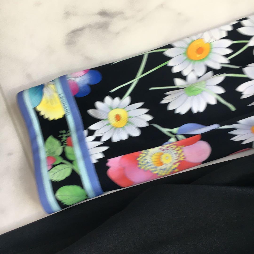 新作美品　LEONARD レオナール　タグ付　美しい花柄　ドレス　ワンピース