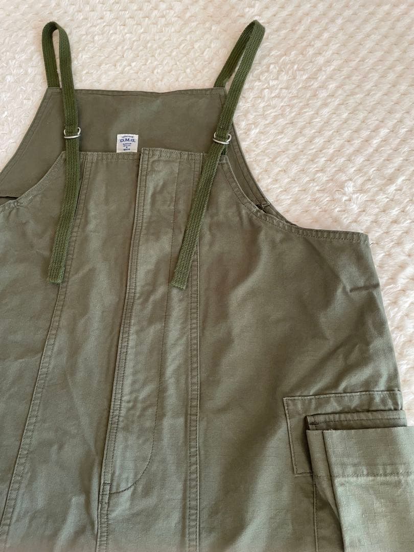 匿名配送D.M.G 大人気　定番　ドミンゴ ミリタリーサロペットスカート