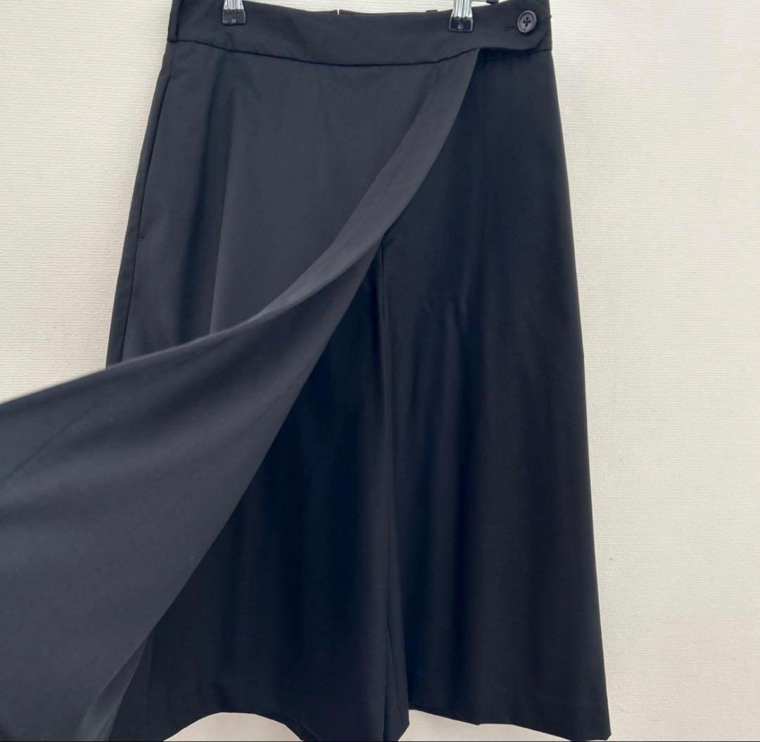 専用です❗️マーガレットハウエル ラップ キュロットパンツブラック　Ⅲ