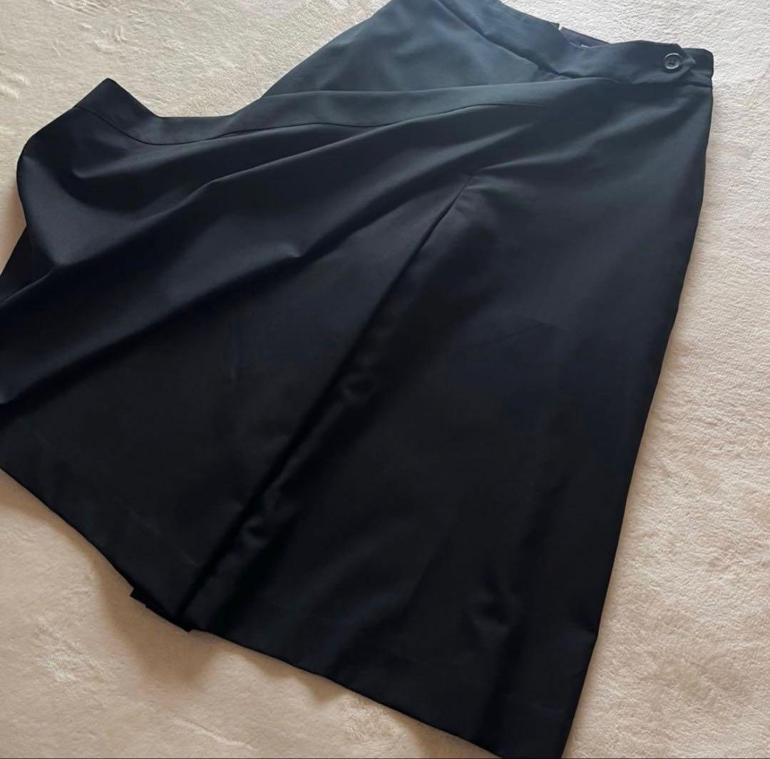専用です❗️マーガレットハウエル ラップ キュロットパンツブラック　Ⅲ