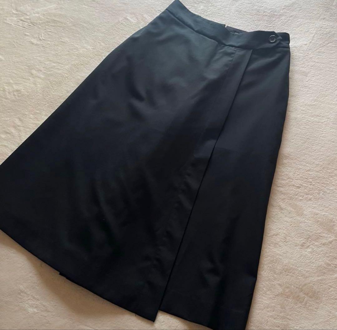 専用です❗️マーガレットハウエル ラップ キュロットパンツブラック　Ⅲ