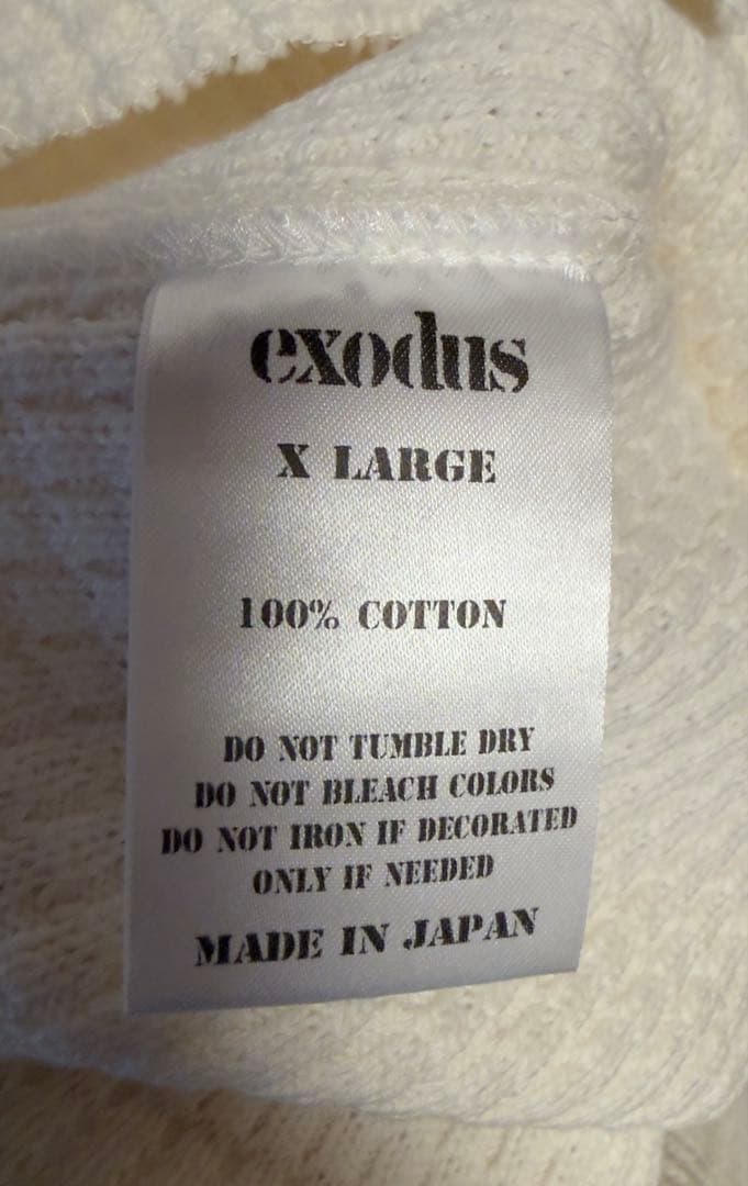 EXODUS ヘビーウェイトヘンリーネックT