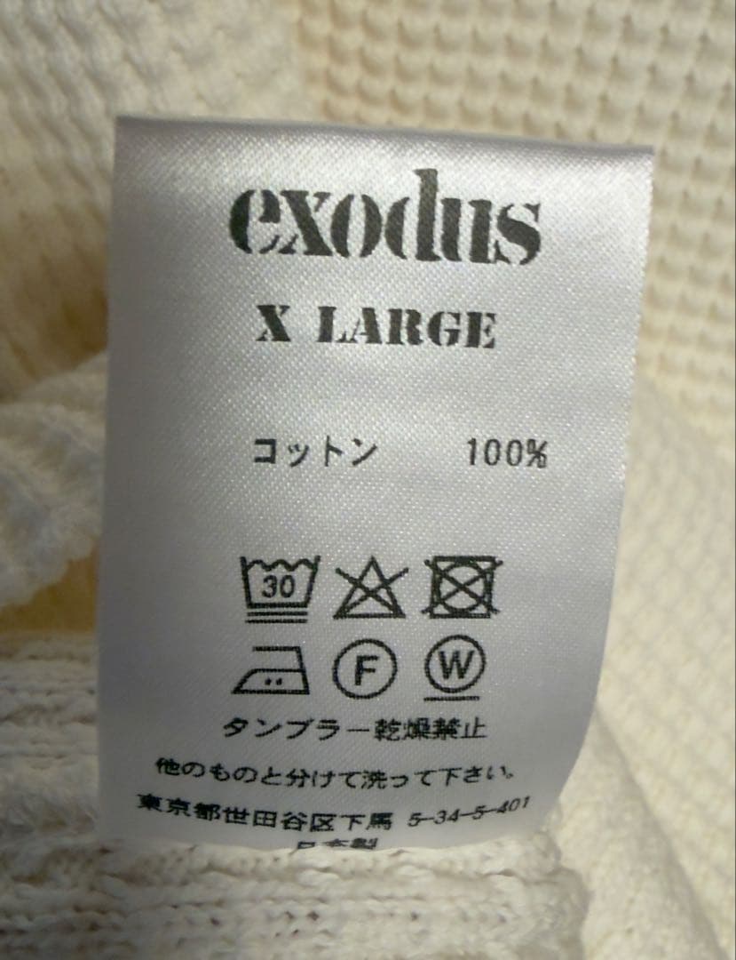 EXODUS ヘビーウェイトヘンリーネックT