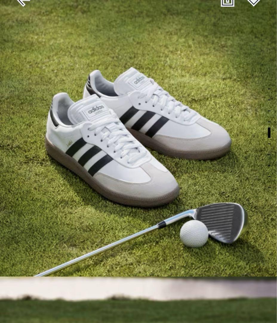 adidas Samba ゴルフシューズ ブルグレインレザー