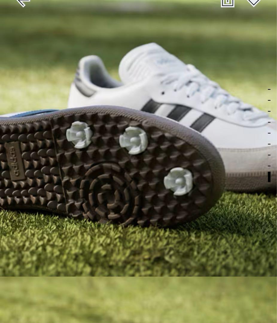 adidas Samba ゴルフシューズ ブルグレインレザー