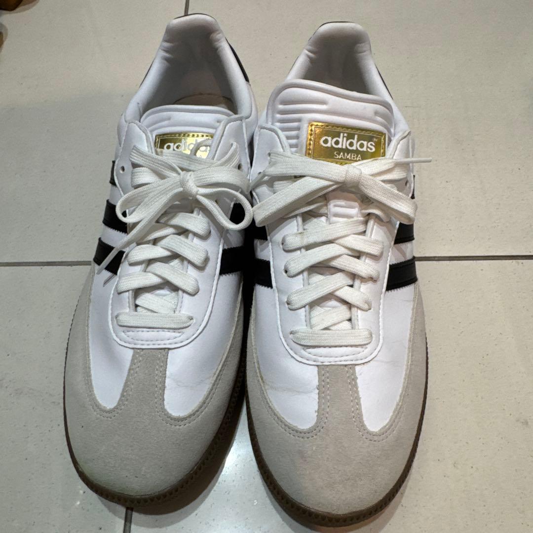 adidas Samba ゴルフシューズ ブルグレインレザー