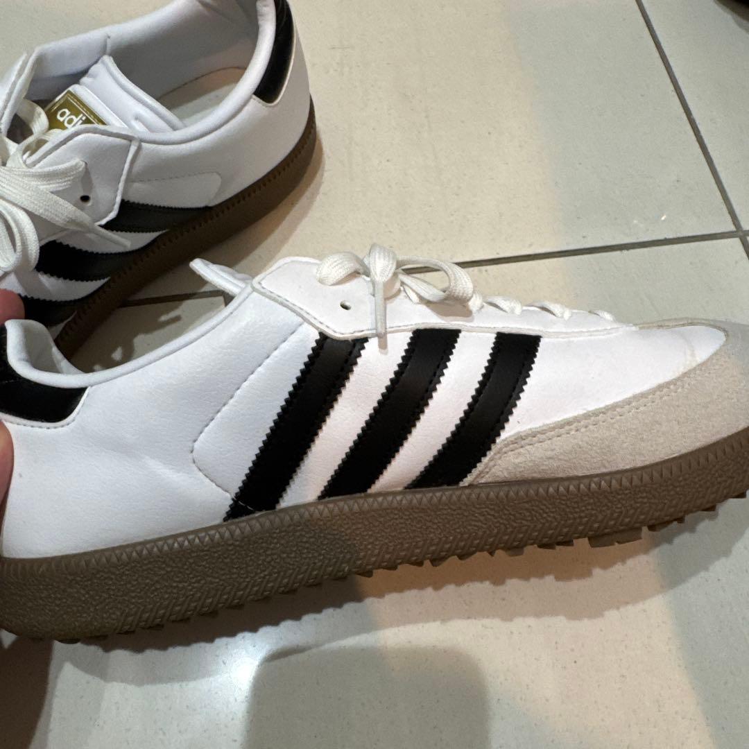 adidas Samba ゴルフシューズ ブルグレインレザー