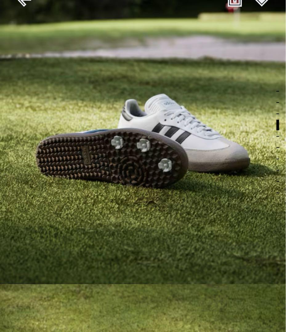 adidas Samba ゴルフシューズ ブルグレインレザー