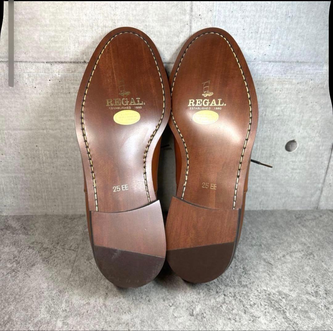 新品・未使用【REGAL】 ビジネスシューズ/ストレートチップ/キャップトゥ