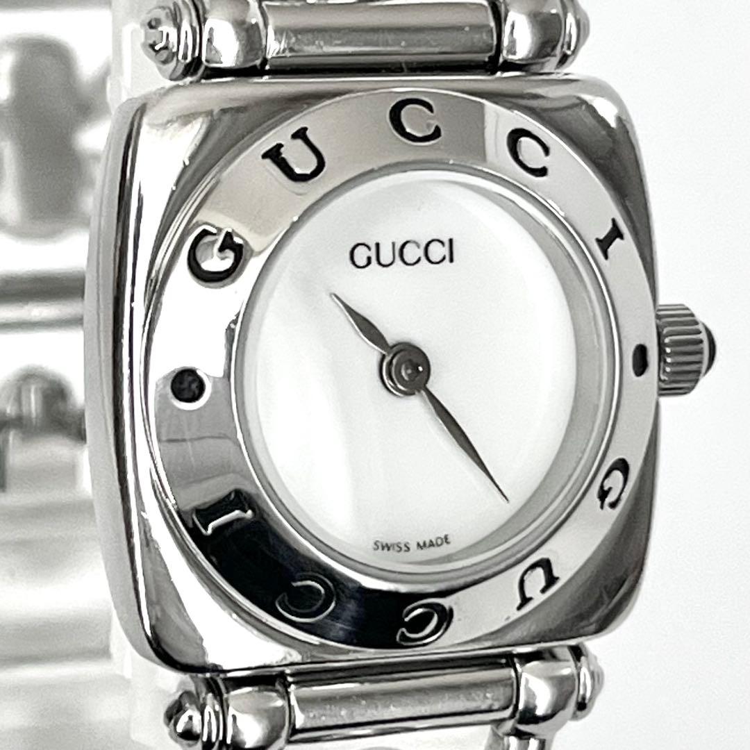 グッチ GUCCI 6400L レディース腕時計 磨き済み 電池新品 s2243