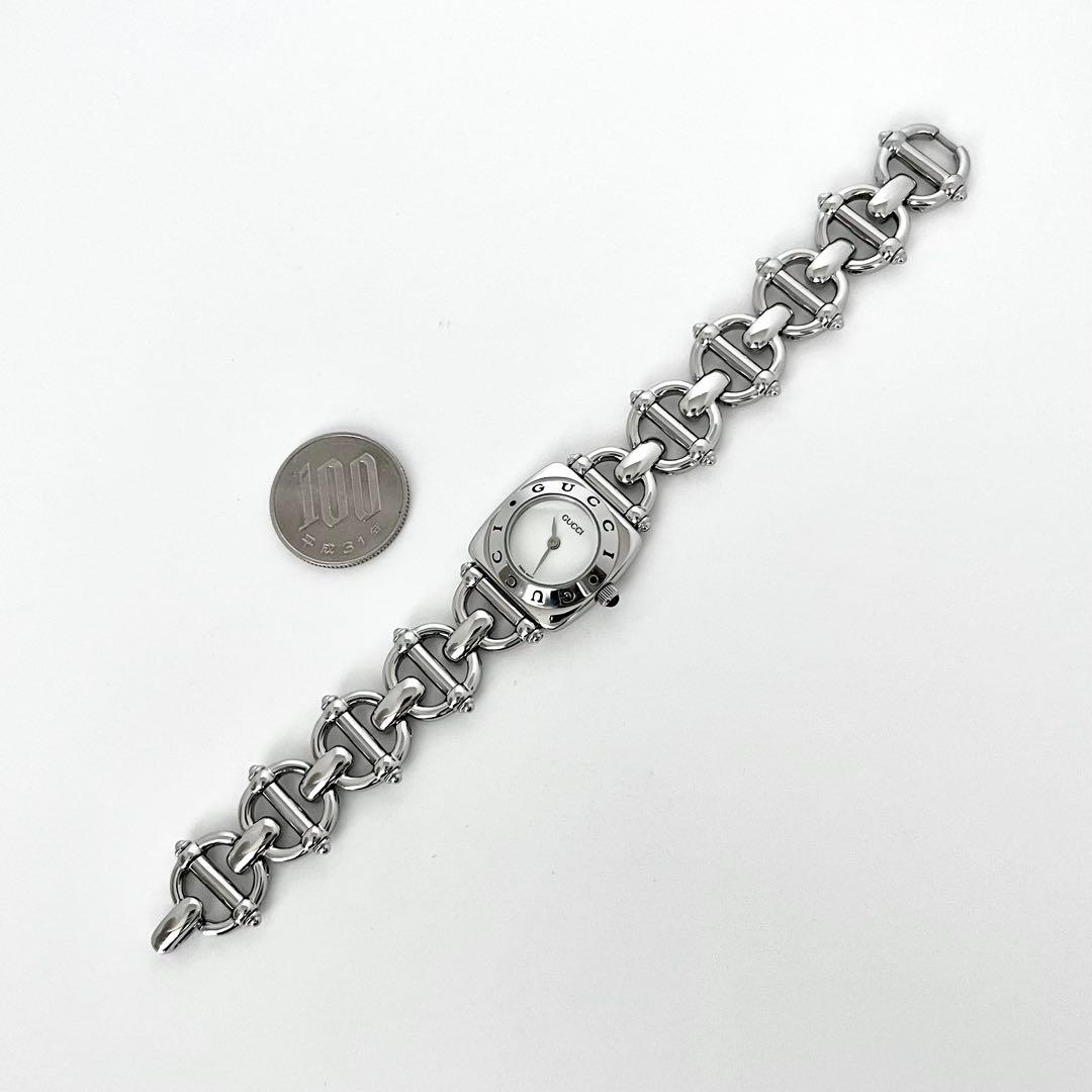 グッチ GUCCI 6400L レディース腕時計 磨き済み 電池新品 s2243