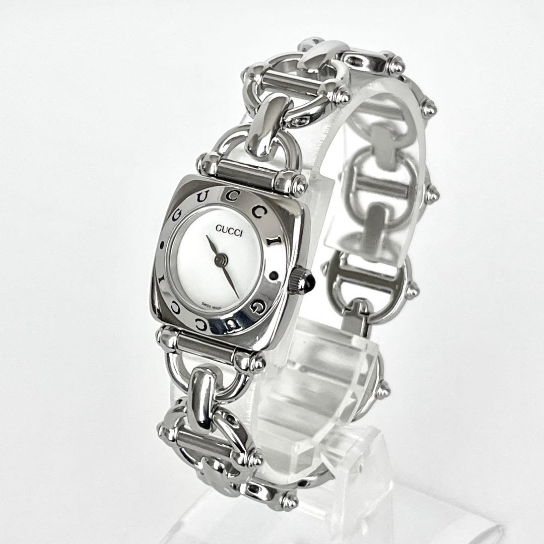 グッチ GUCCI 6400L レディース腕時計 磨き済み 電池新品 s2243