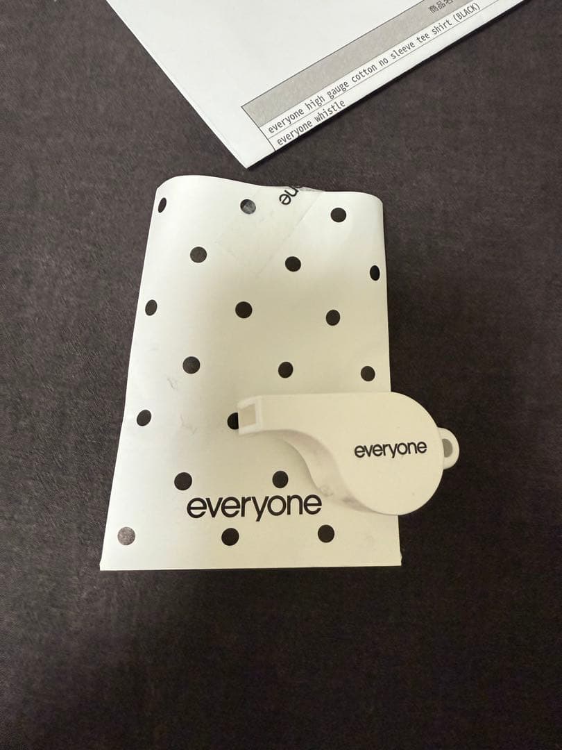 トップス everyone high-gauge no sleeve tee shirt