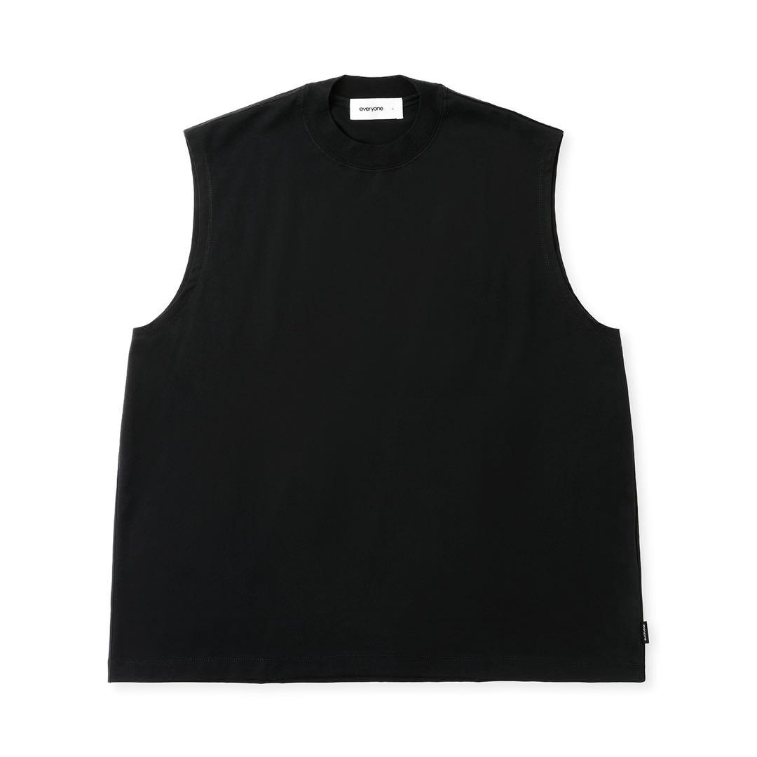 トップス everyone high-gauge no sleeve tee shirt