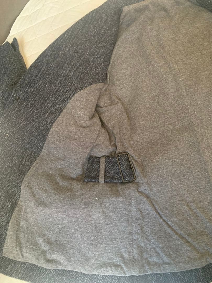 値下げ中　断捨離45r ウールツイードジャケット　ヘリンボーン