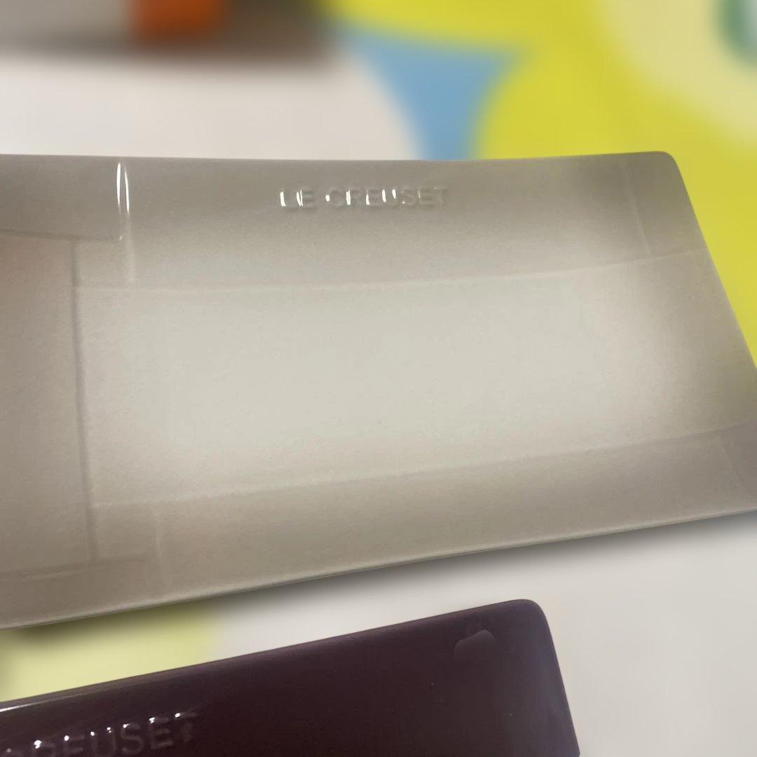 ル・クルーゼ　メッシュレクタンギュラープレート4枚