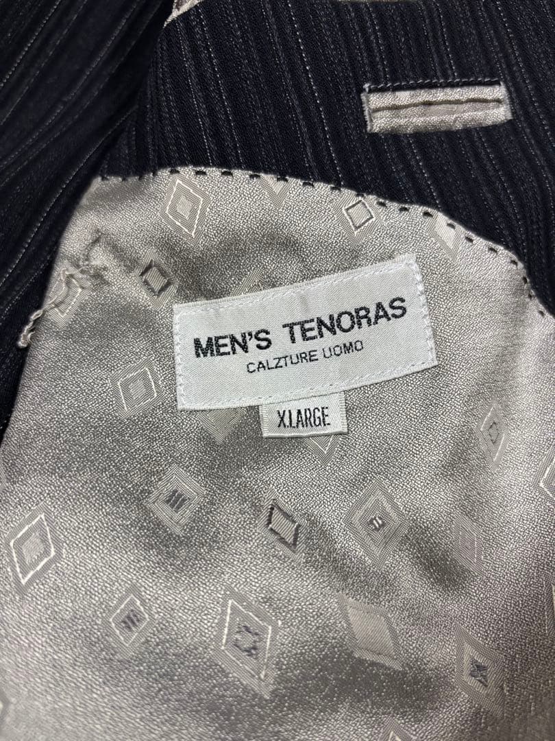 MEN'S TENORAS ストライプ ダブルブレストスーツ XL