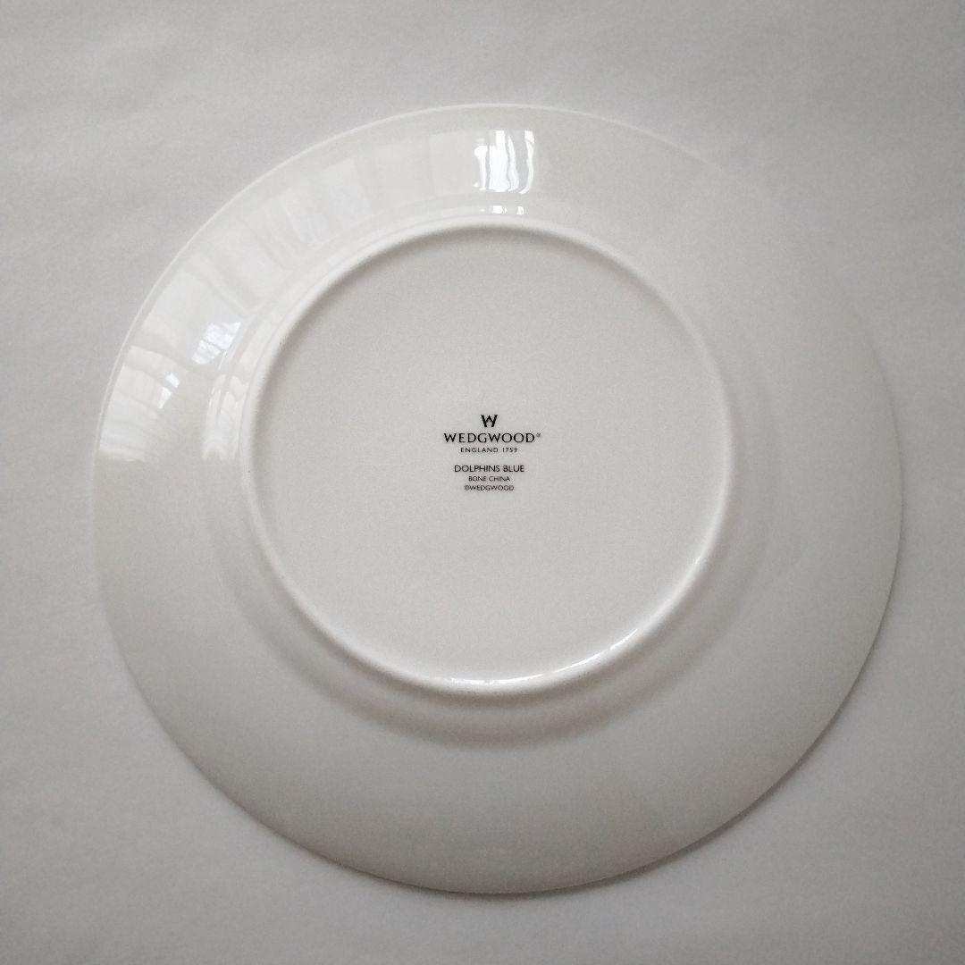 ウェッジウッド　ドルフィンブルー　プレート　20.5cm　未使用 　美品　廃盤